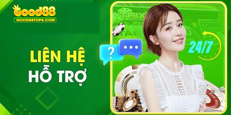 Phần live chat đầy tiện lợi trên trang chủ
